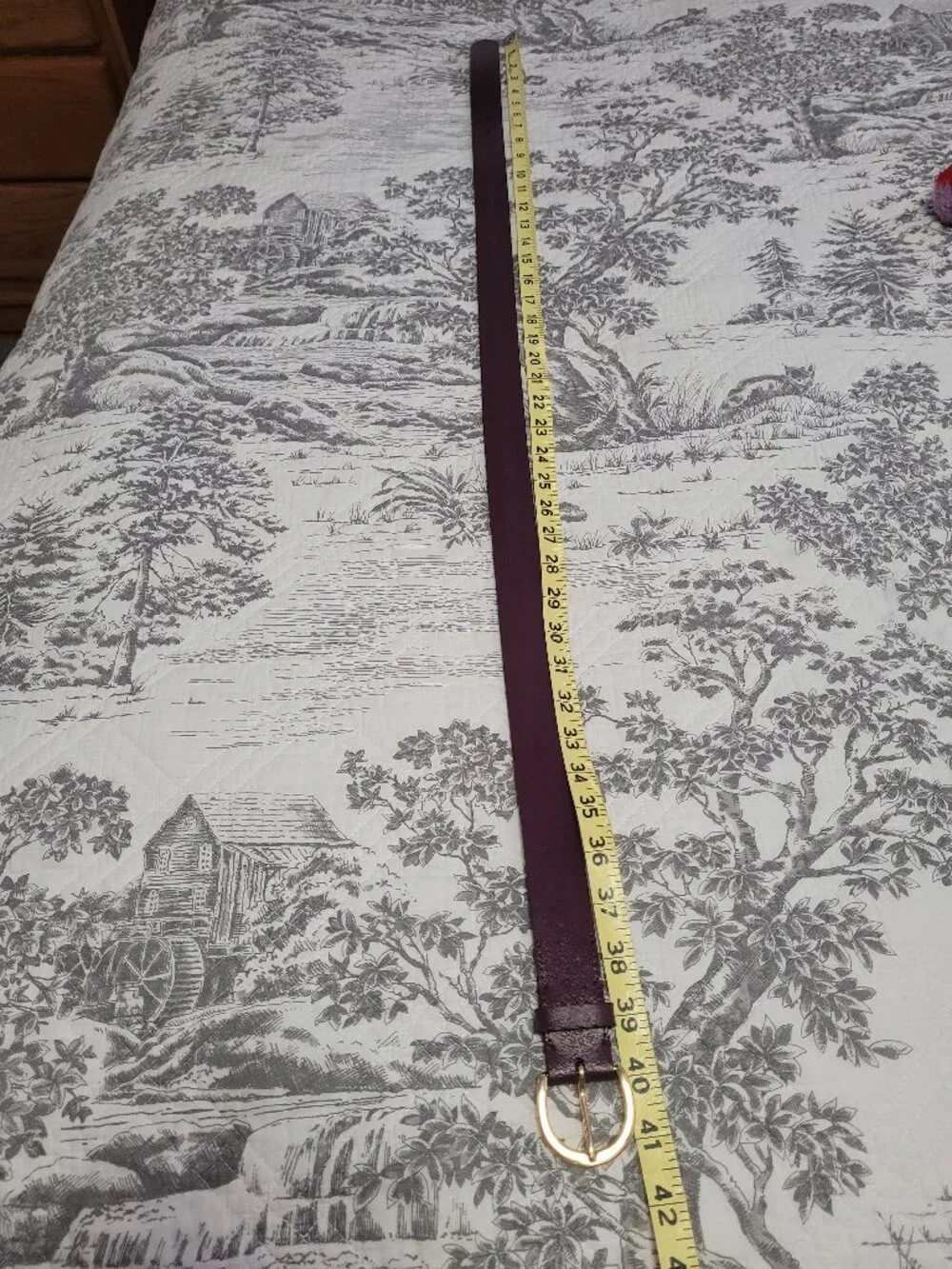 Lauren Plum Colored Belt Size Medium Excellent Condition
